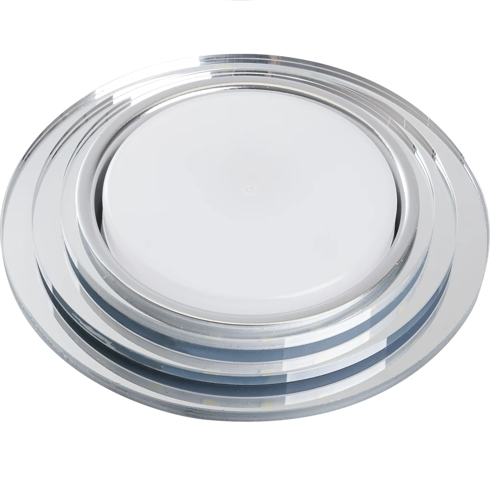 Светильник встраиваемый с белой LED подсветкой Feron CD5024 потолочный GX53 без лампы, матовый (40524) - Viokon.com