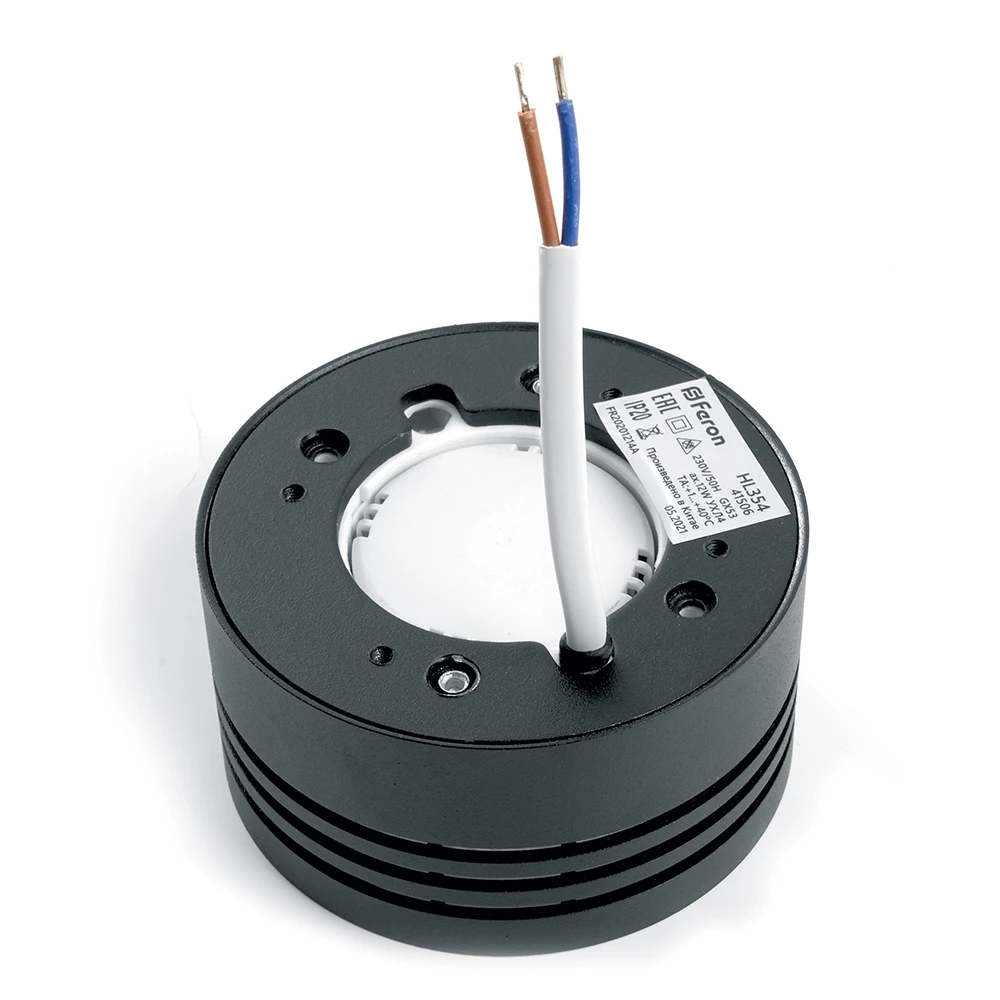Светильник потолочный Feron HL354 12W, 230V, GX53, черный (41506) - Viokon.com