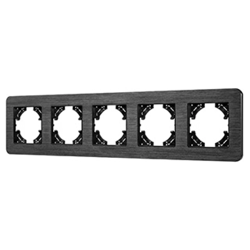 Рамка алюминиевая FRM-AKIRY-AL-5-BK (Arlight, -) 049735 - Viokon.com