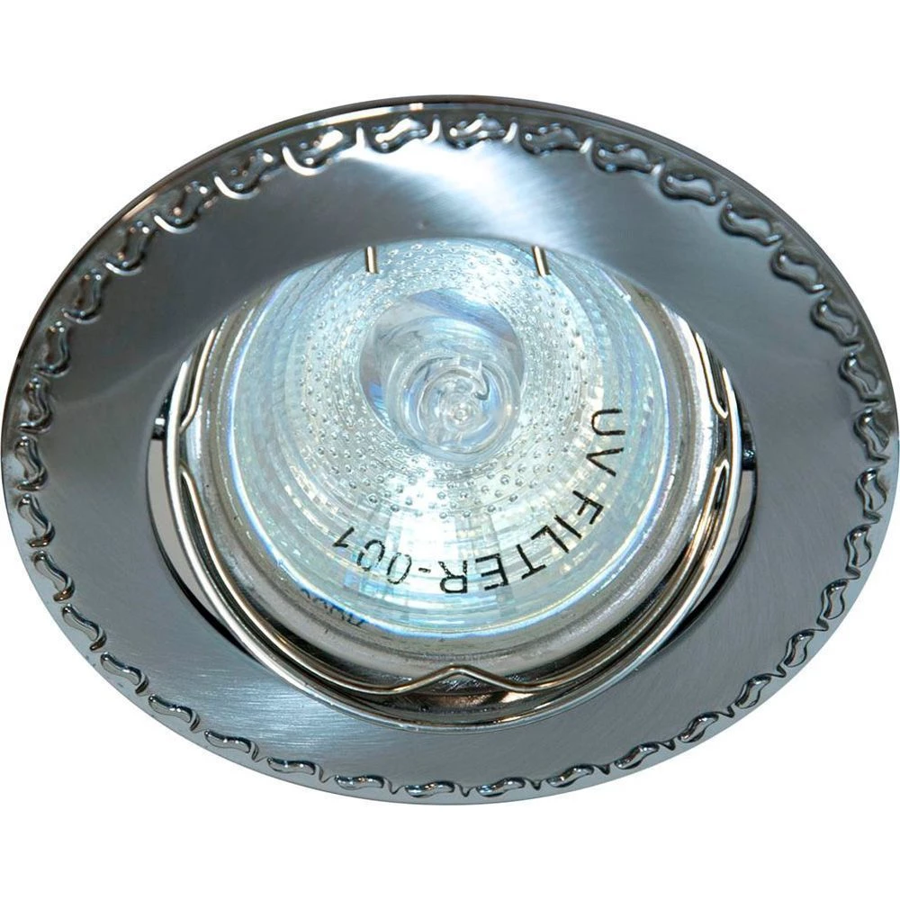 Светильник встраиваемый Feron 125T-MR16 потолочный MR16 G5.3 матовый хром-хром (17782) - Viokon.com