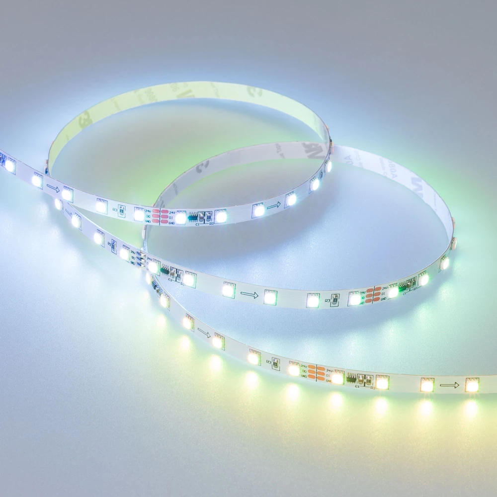 Лента SPI-F72-7mm 24V RGB-PX6 (14.4 W/m, IP20, 3535, 5m) (Arlight, Открытый, IP20) 030195(2) - Viokon.com