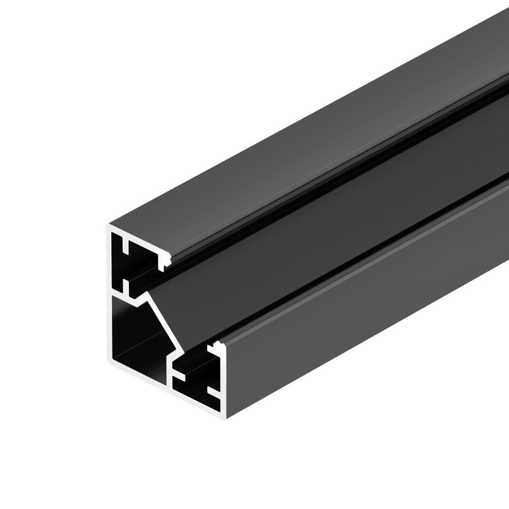 Профиль SL-KUB-DISPLAY-2525-2000 ANOD BLACK (Arlight, Алюминий) 062894 - Viokon.com