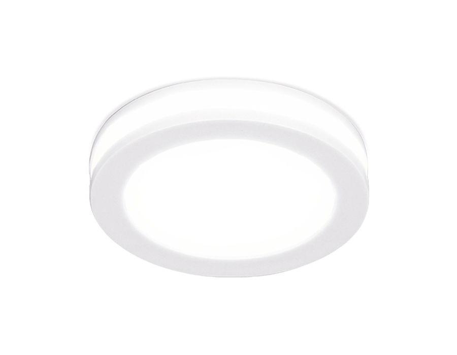 Встраиваемый светодиодный точечный светильник TN140 WH белый LED 4200K 7W D85*30 - Viokon.com