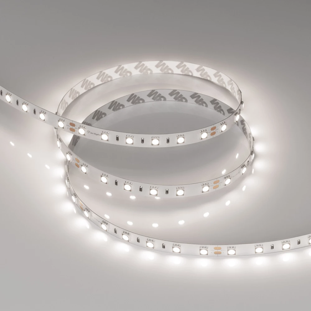 Лента RT-B60-10mm 24V Day5000 CRI98 (14.4 W/m, IP20, 5060, 5m) (Arlight, Открытый) 021423(2) - Viokon.com