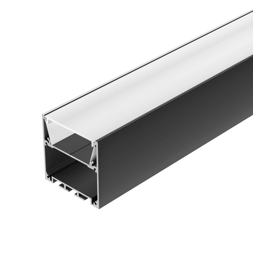 Профиль SL-LINE-5050-2000 BLACK с рефлектором (Arlight, Алюминий) 064466 - Viokon.com