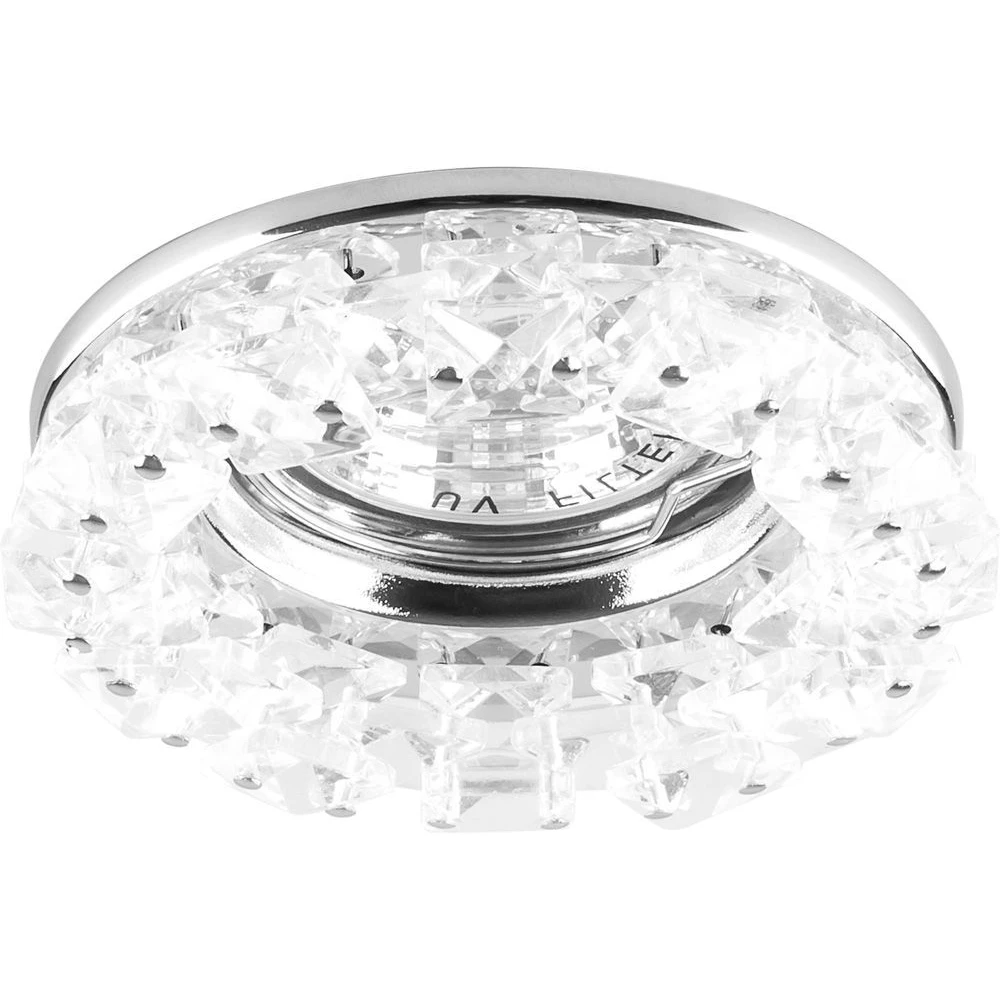 Светильник встраиваемый Feron CD2151 потолочный MR16 G5.3 прозрачный, хром (28208) - Viokon.com