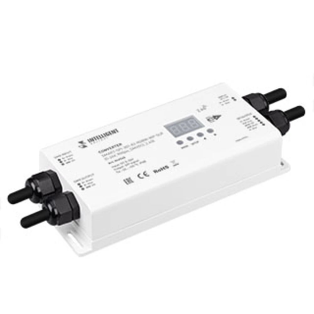 INTELLIGENT ARLIGHT Конвертер SMART-SPI-301-82-RGBW-WP-SUF (5-24V, 900pix, DMX512, 2.4G) (IARL, IP65 Пластик, 5 лет) 046545 - Viokon.com