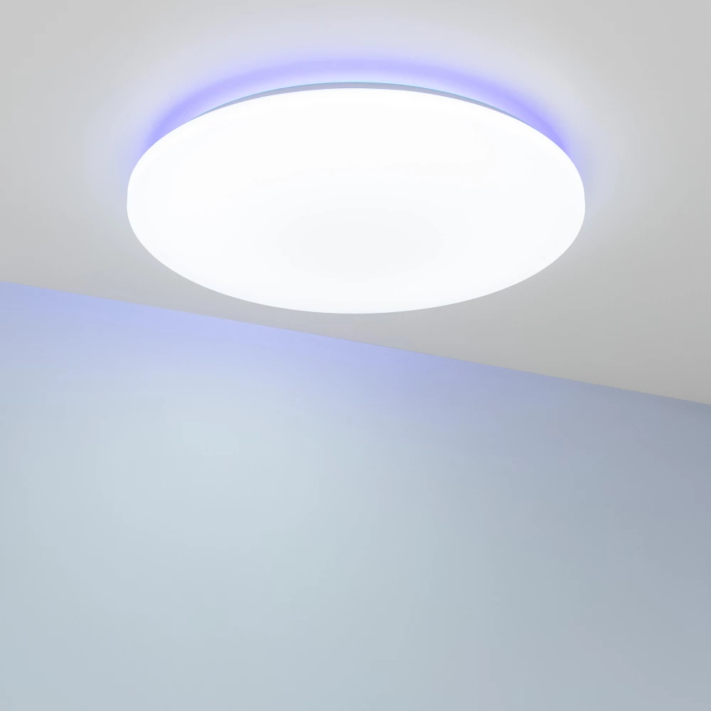Светильник SP-FAVOR-R600-50W Day4000-MIX-RGB (WH, 100 deg, 230V, Tuya Zigbee) (Arlight, IP20 Пластик, 3 года) 057444 - Viokon.com