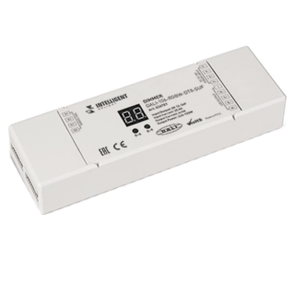 INTELLIGENT ARLIGHT Диммер DALI-104-RGBW-DT8-SUF (12-36V, 4х5А) (IARL, IP20 Пластик, 3 года) 026757 - Viokon.com