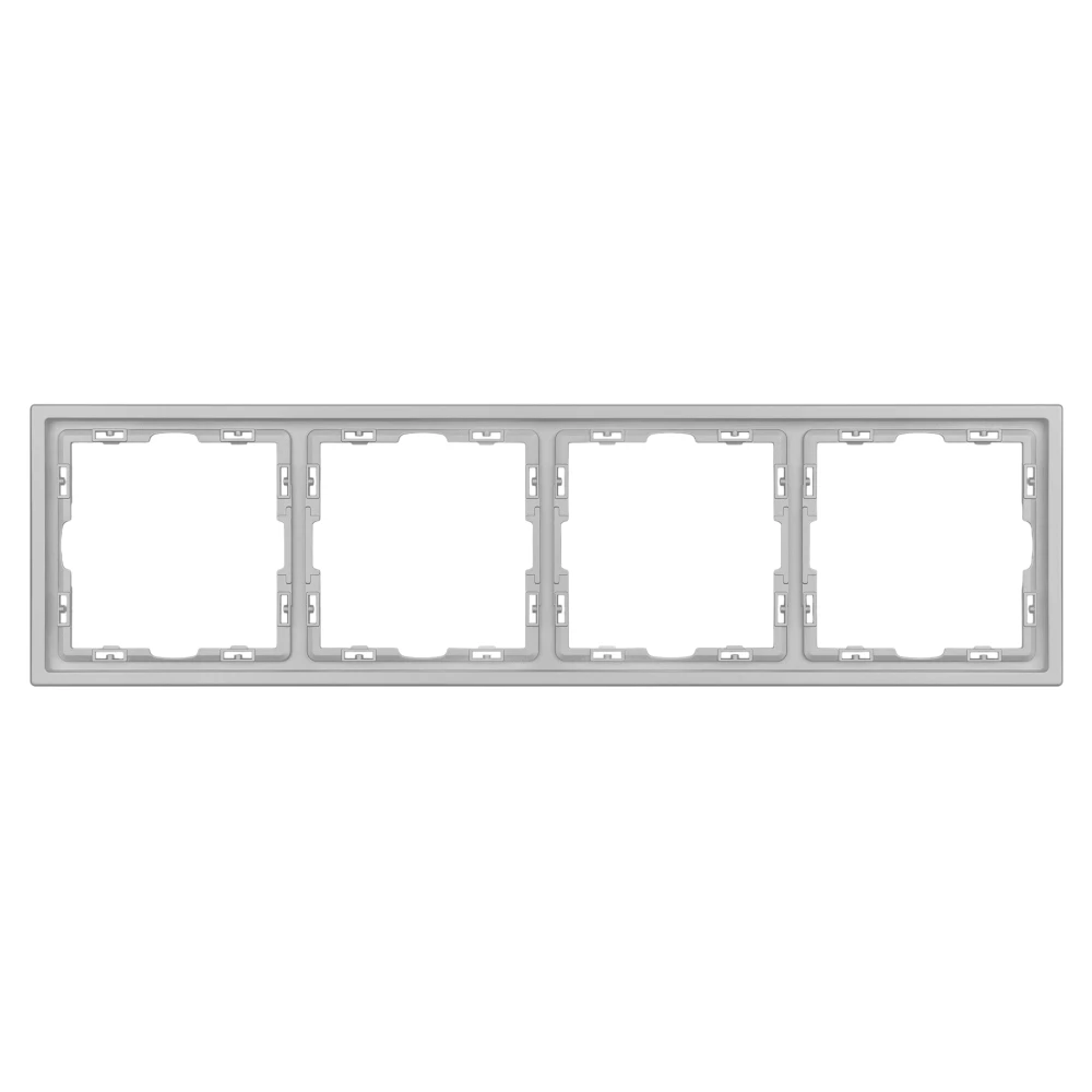 Рамка пластиковая FRM-NOBE-SFPL-4-IS (Arlight, Никель) 059461 - Viokon.com