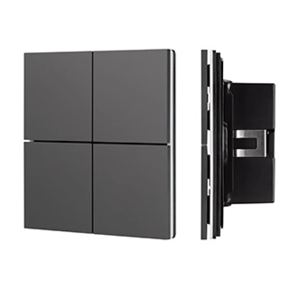 INTELLIGENT ARLIGHT Кнопочная панель KNX-304-23-IN Black (BUS, Frameless) (IARL, IP20 Металл, 2 года) 039663 - Viokon.com