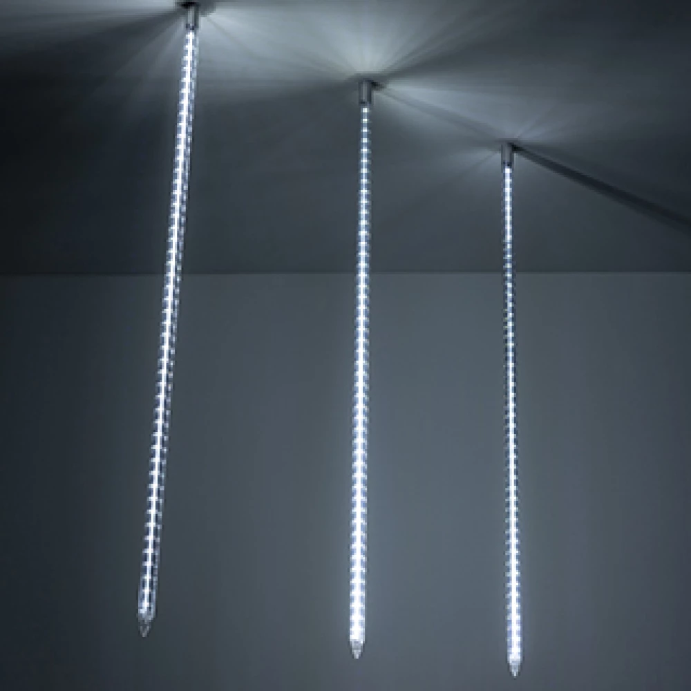 Светодиодная гирлянда ARD-ICEFALL-CLASSIC-D23-1000-CLEAR-96LED-LIVE WHITE (230V, 1.5W) (Ardecoled, IP65) 026103 - Viokon.com