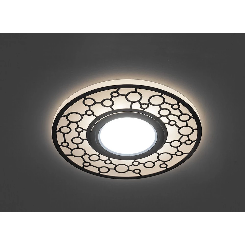 Светильник встраиваемый с LED подсветкой Feron CD990 потолочный MR16 G5.3 белый (32669) - Viokon.com