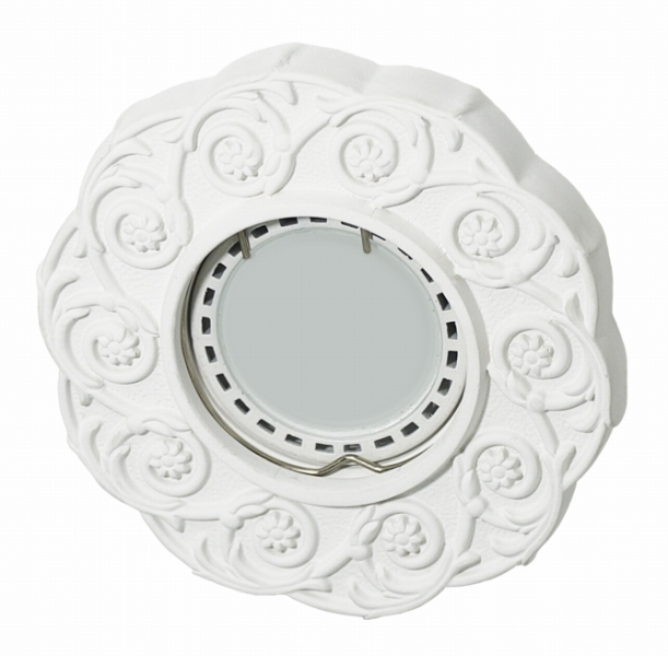 Светильник гипсовый встраиваемый mr 16 Roden RD-006 Wh - Viokon.com