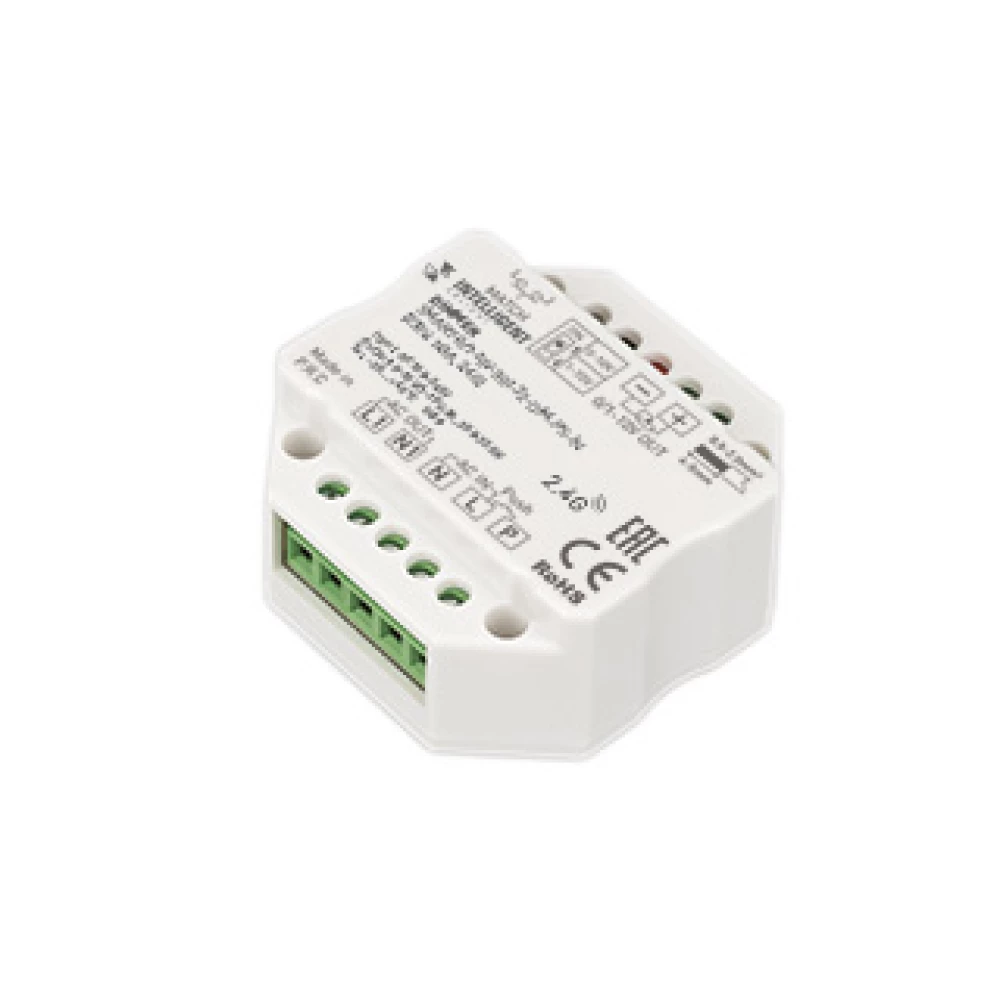 INTELLIGENT ARLIGHT Диммер SMART-0/1-10V-301-72-DIM-PS-IN (230V, 1x3A, 2.4G) (IARL, IP20 Пластик, 5 лет) 028434(1) - Viokon.com