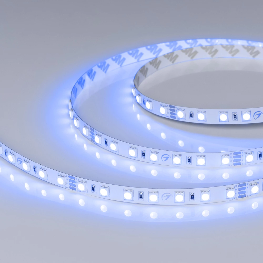 Лента RT-B70-10mm 24V RGB (14 W/m, IP20, 5m) (Arlight, Открытый) 040916 - Viokon.com