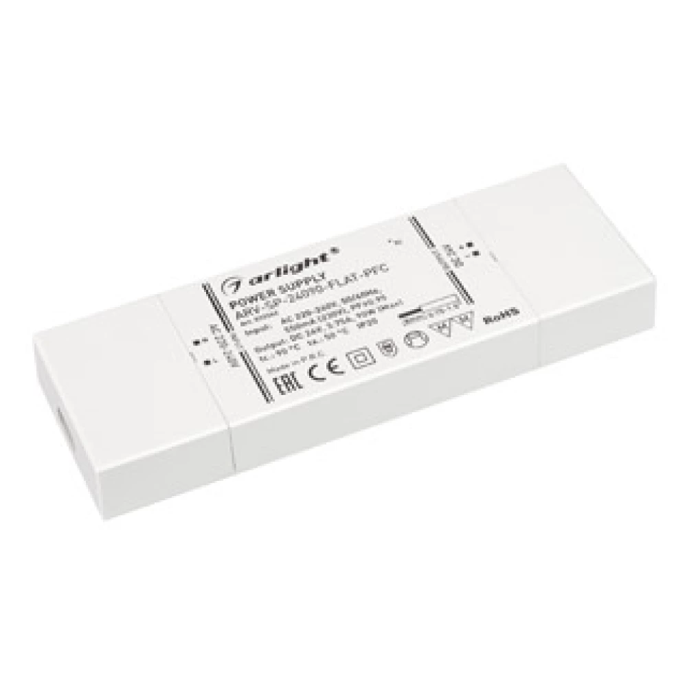 Блок питания ARV-SP-24090-FLAT-PFC (24V, 3.75A, 90W) (Arlight, IP20 Пластик, 5 лет) 033262 - Viokon.com