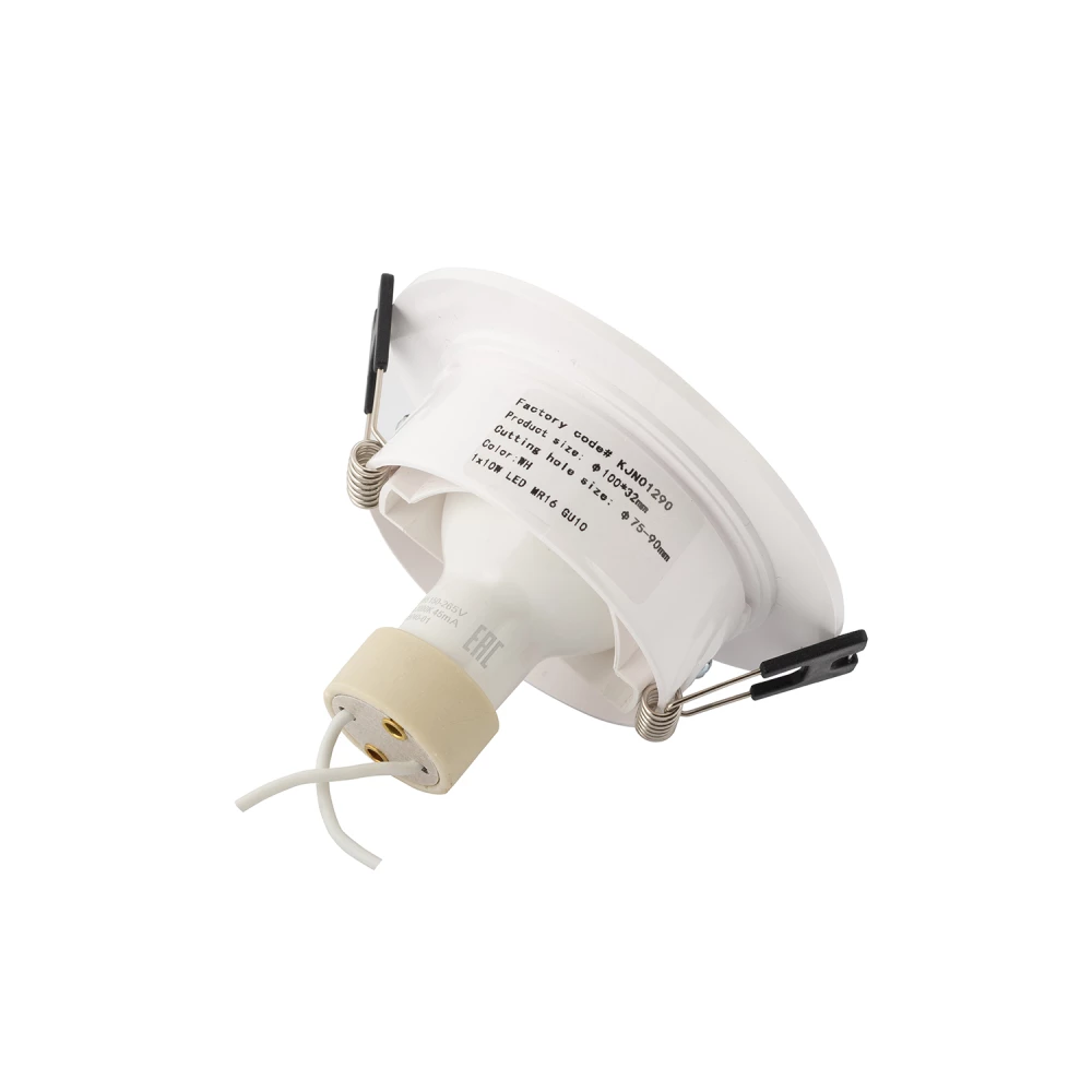 DK3029-WH Встраиваемый светильник IP 20 10 Вт GU53 LED белый пластик - Viokon.com