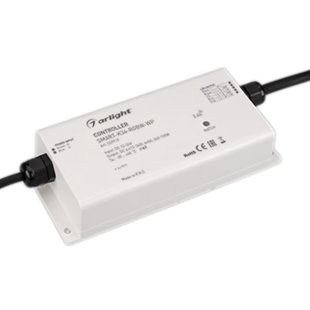 Контроллер SMART-K34-RGBW-WP (12-36V, 4x5A, 2.4G) (Arlight, IP67 Пластик, 5 лет) 029919 - Viokon.com