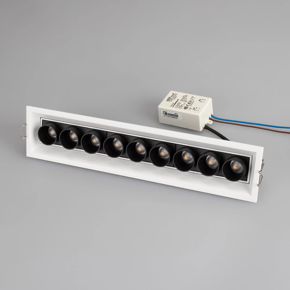 Светильник MS-ORIENT-BUILT-TURN-TC-S67x300-20W Warm3000 (WH-BK, 30 deg, 230V) (Arlight, IP20 Металл, 5 лет) 031931 - Viokon.com