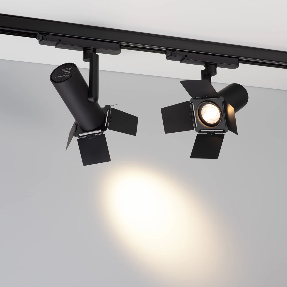 Шторки кашетирующие LGD-ARTIFACT-BARNDOOR-R65 (BK) (Arlight, Металл) 057160 - Viokon.com