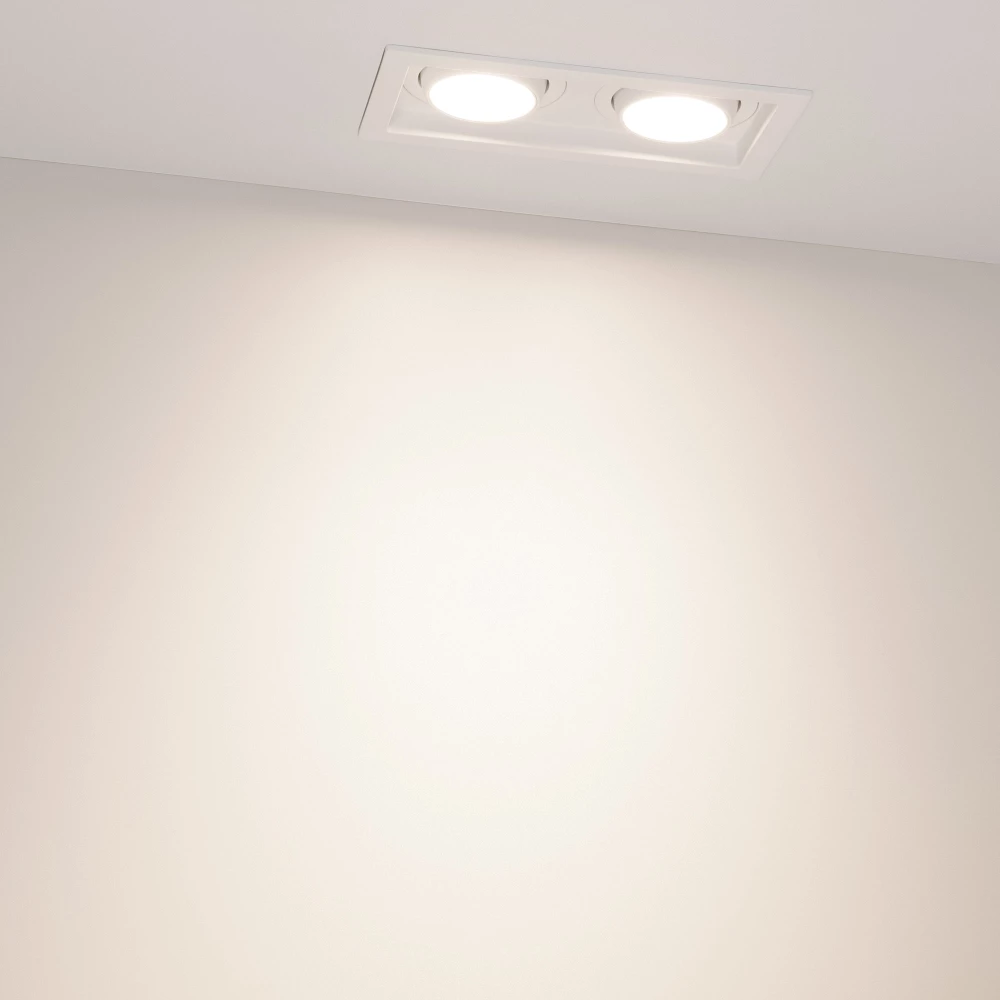Светильник MS-VORTEX-BUILT-S170x90-2x12W Day4000 (WH-WH, 40 deg, 230V) (Arlight, IP20 Металл, 5 лет) 057771 - Viokon.com