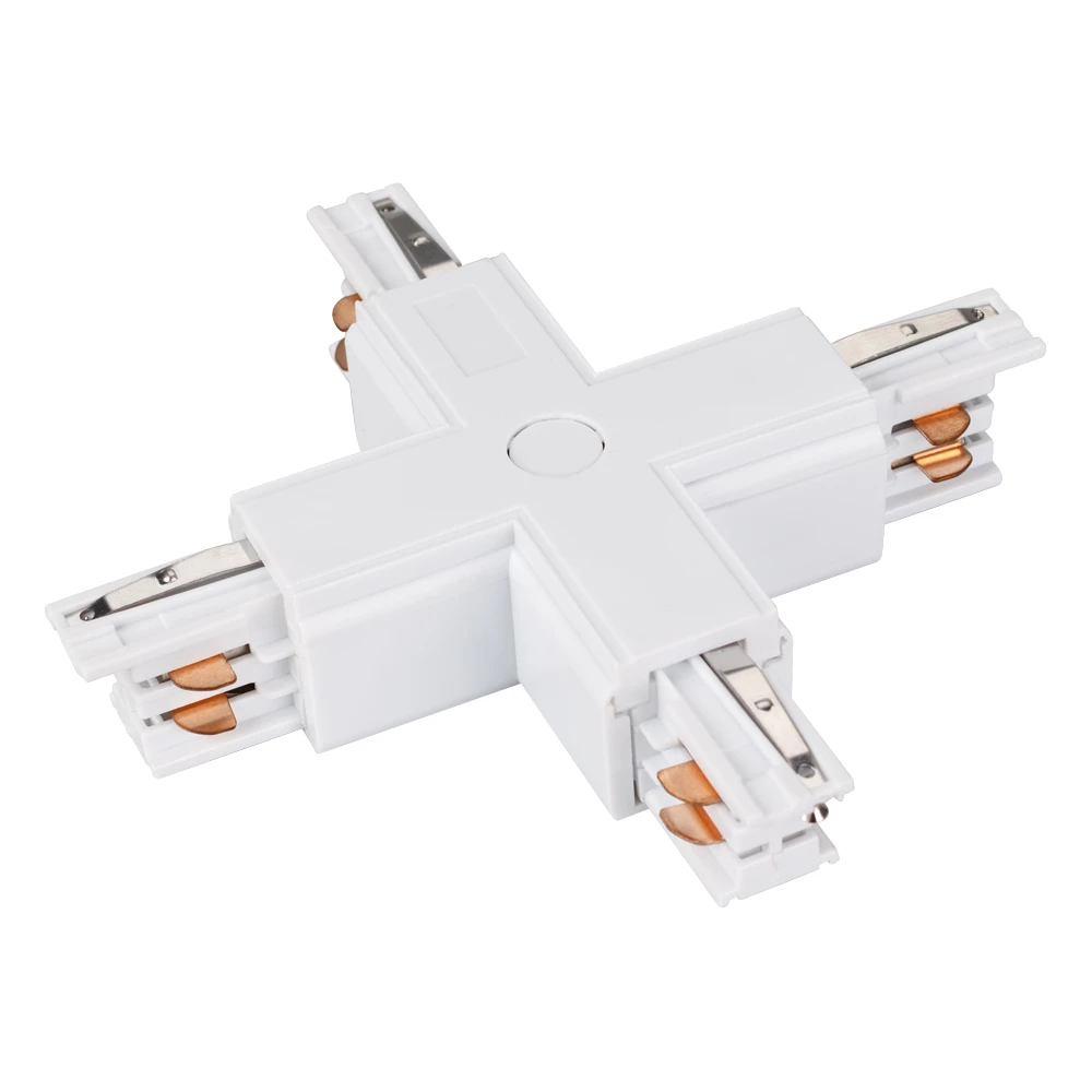 Коннектор крестовой LGD-4TR-CON-X-WH (C) (Arlight, IP20 Пластик, 3 года) 026142 - Viokon.com