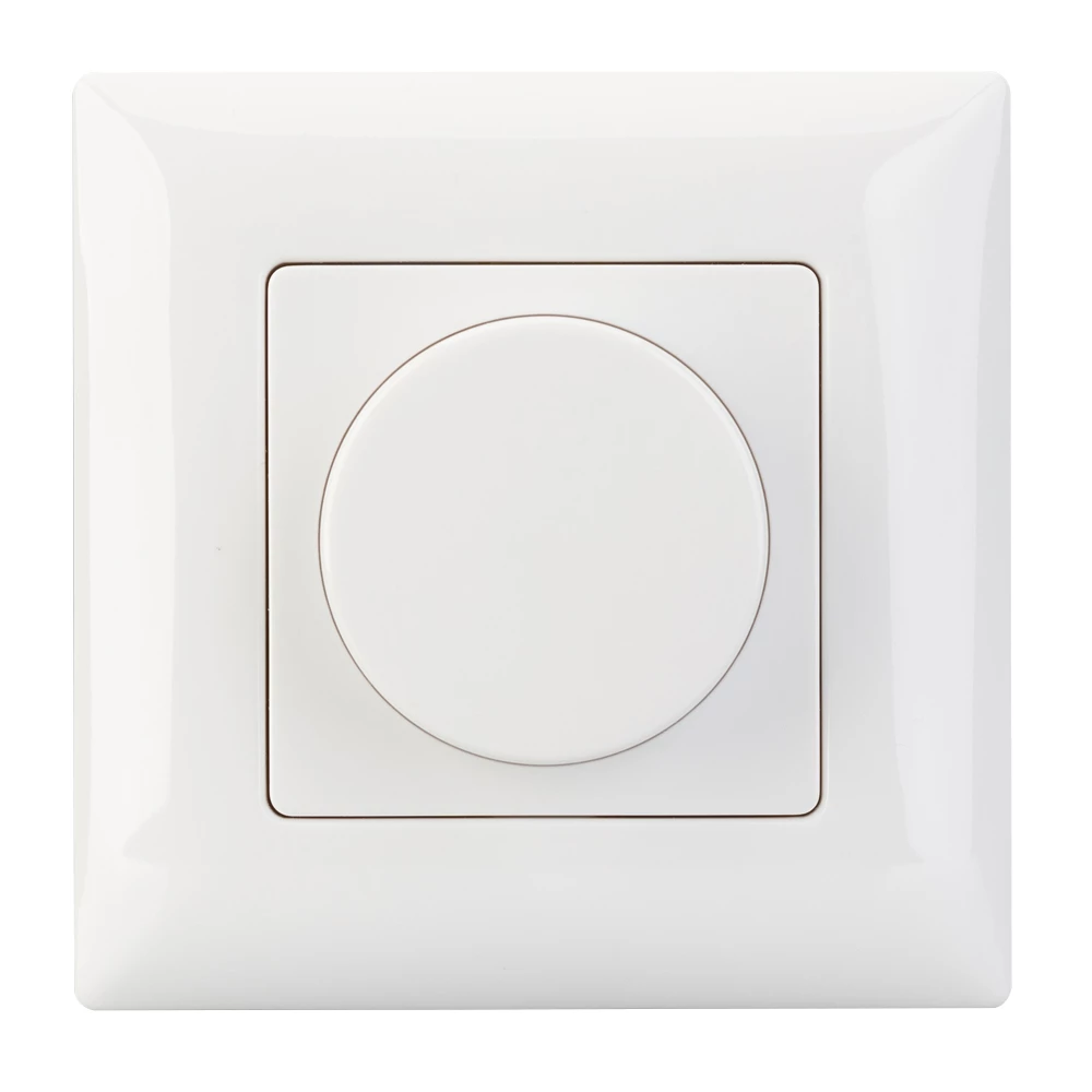 Панель SMART-P14-DIM-IN White (230V, 3A, 0-10V, Rotary, 2.4G) (Arlight, IP20 Пластик, 5 лет) 025037 - Viokon.com
