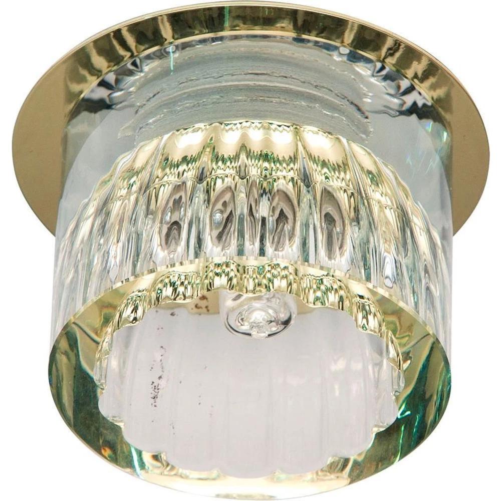 Светильник потолочный, JCD9 35W G9 прозрачный,золото, JD160 (18907) - Viokon.com