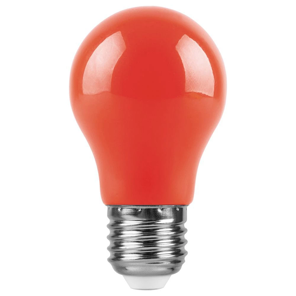 Лампа светодиодная Feron LB-375 E27 3W матовая 230V красная (25924) - Viokon.com