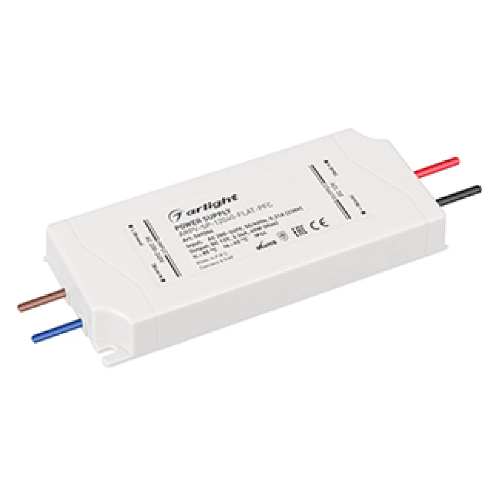 Блок питания ARPV-SP-12040-FLAT-PFC (12V, 3.34A, 40W) (Arlight, IP44 Пластик, 5 лет) 049004 - Viokon.com