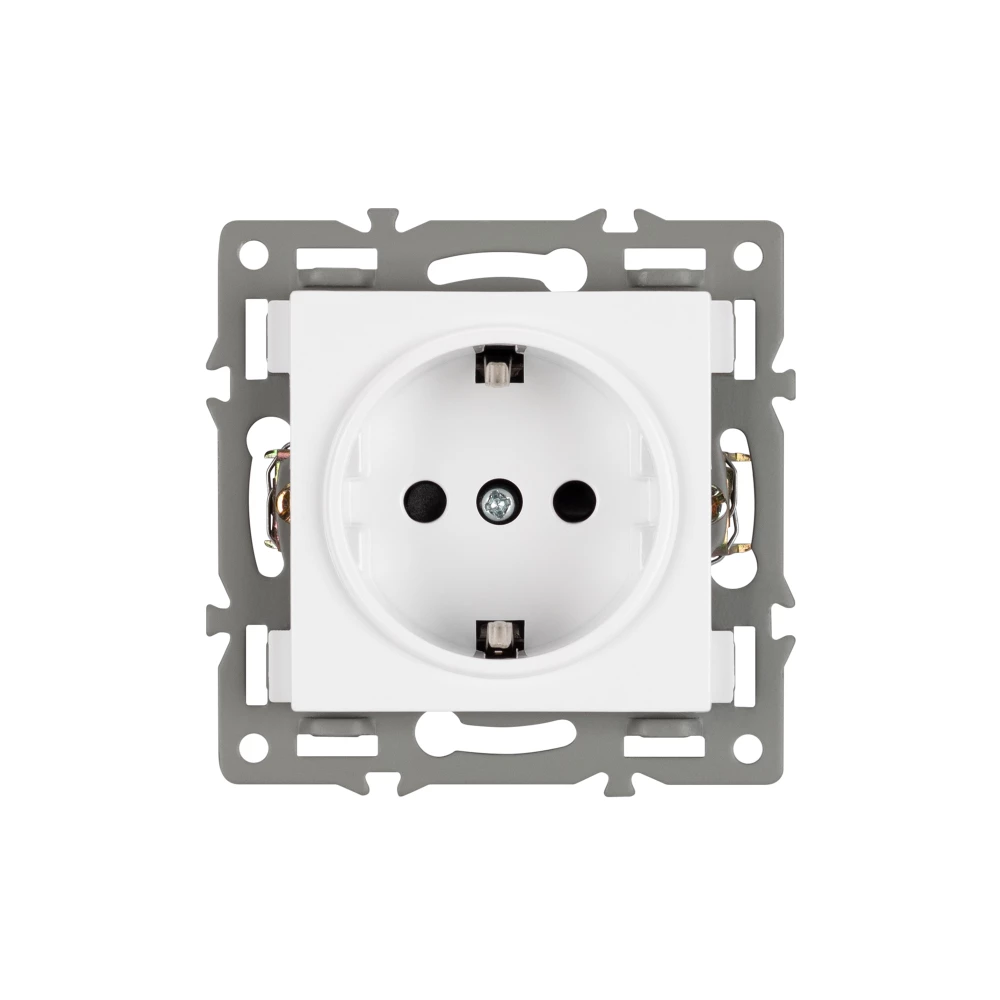 Механизм электрической розетки SCT-MEU1-PL-WH (250V, 16A) (Arlight, -) 043730 - Viokon.com