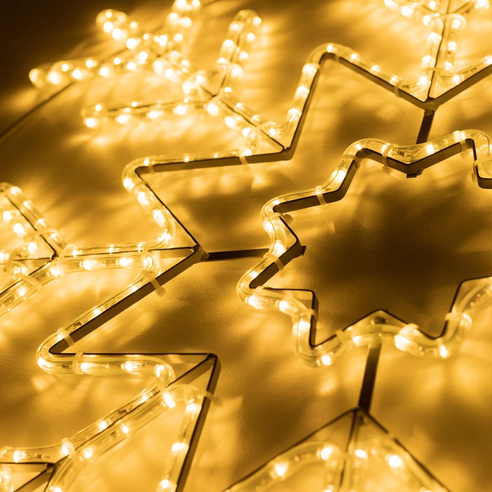 Фигура светодиодная ARD-SNOWFLAKE-M8-950x950-540LED Warm (230V, 33W) (Ardecoled, IP65, 1 год) 034255 - Viokon.com