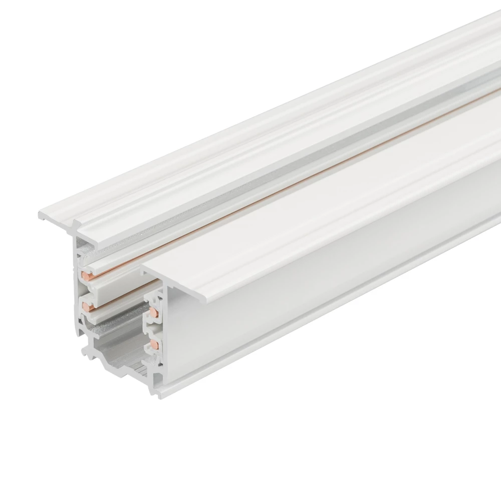 Трек встраиваемый LGD-4TR-TRACK-F-1000-WH-M (D) (Arlight, IP20 Металл, 3 года) 055353 - Viokon.com