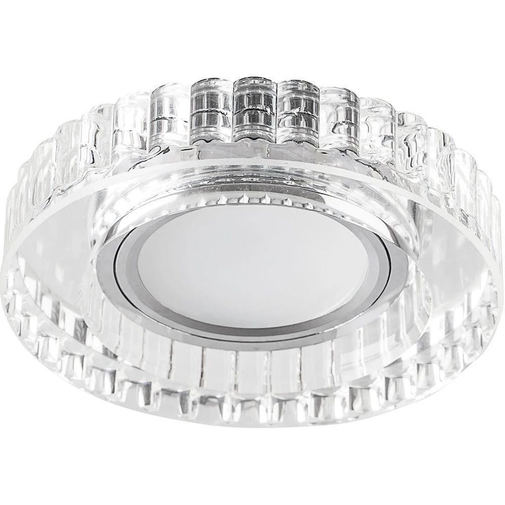 Светильник встраиваемый с LED подсветкой Feron CD985 потолочный MR16 G5.3 прозрачный (32662) - Viokon.com