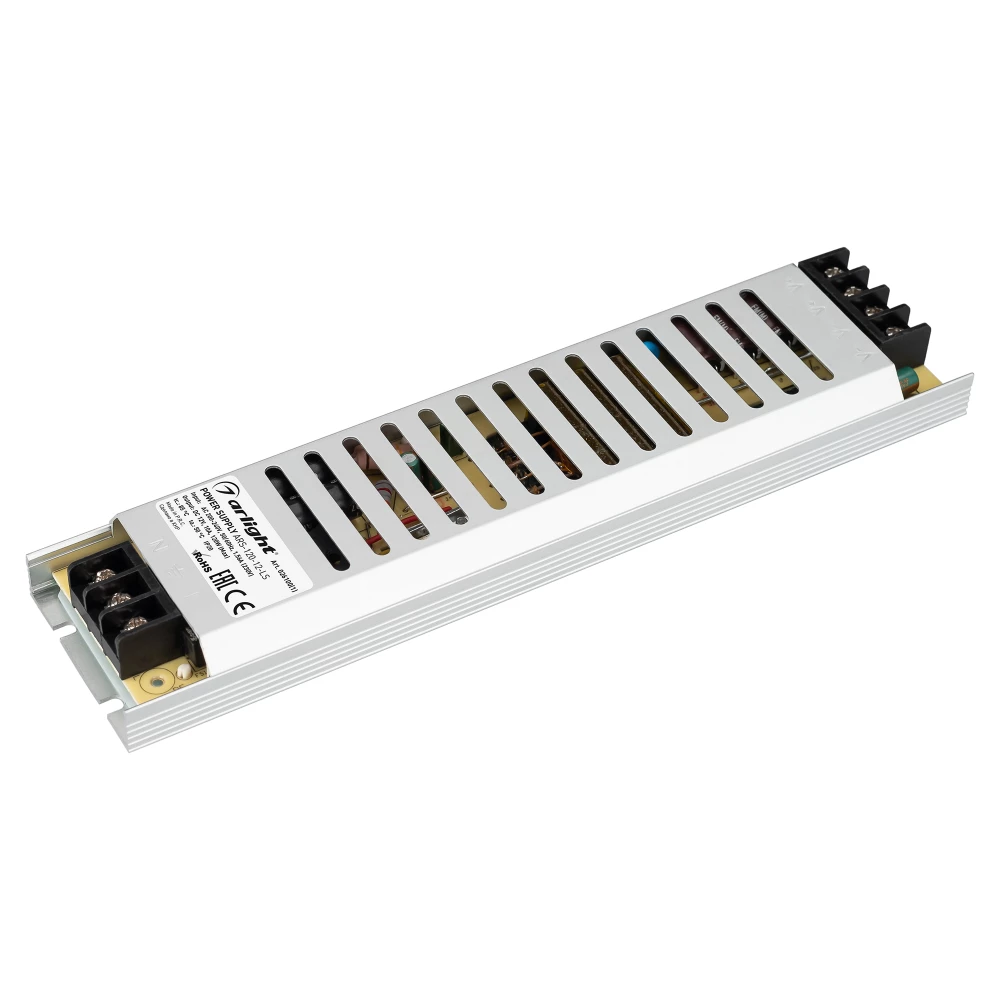 Блок питания ARS-120-12-LS (12V, 10A, 120W) (Arlight, IP20 Сетка, 2 года) 026100(1) - Viokon.com