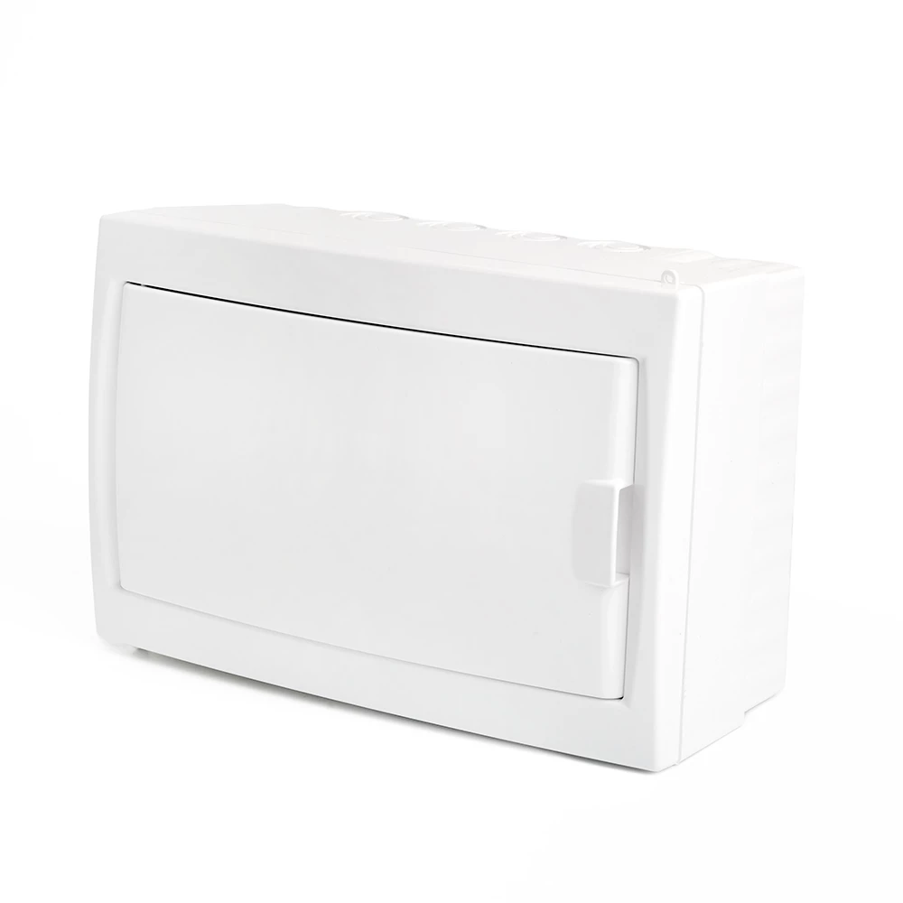Бокс настенный STEKKER EBX50-3/08-20 8 модулей, белый, пластик, серия Standart (49643) - Viokon.com