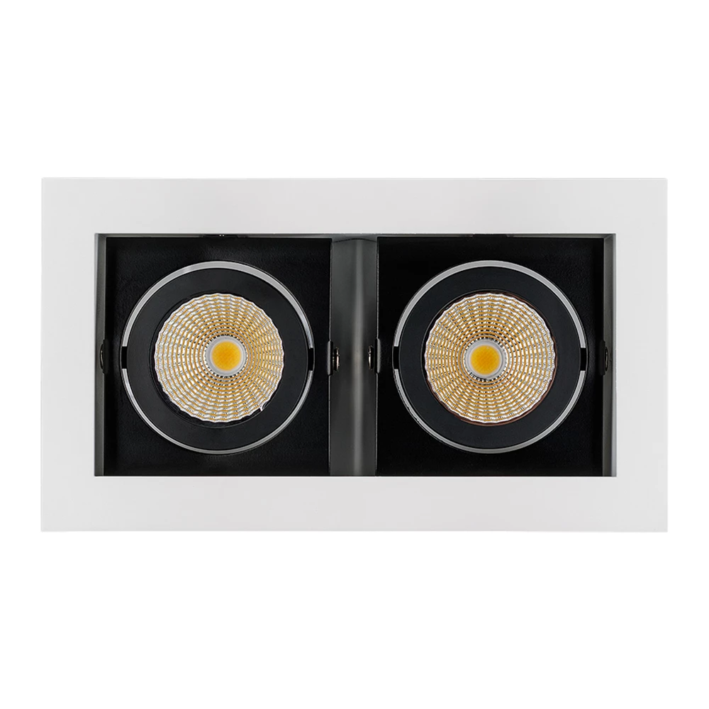 Светильник CL-KARDAN-S180x102-2x9W Warm (WH-BK, 38 deg) (Arlight, IP20 Металл, 3 года) 024130 - Viokon.com