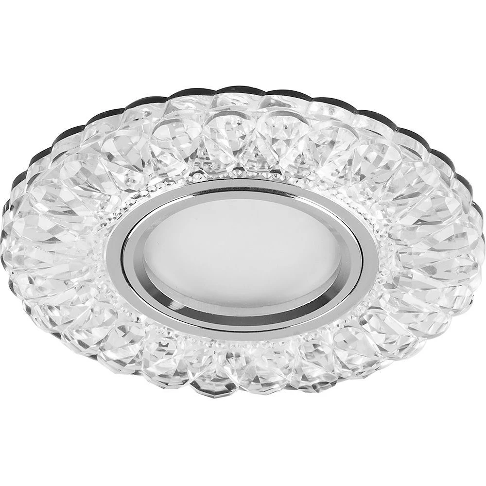 Светильник встраиваемый с белой LED подсветкой Feron CD938 потолочный MR16 G5.3 прозрачный (29471) - Viokon.com