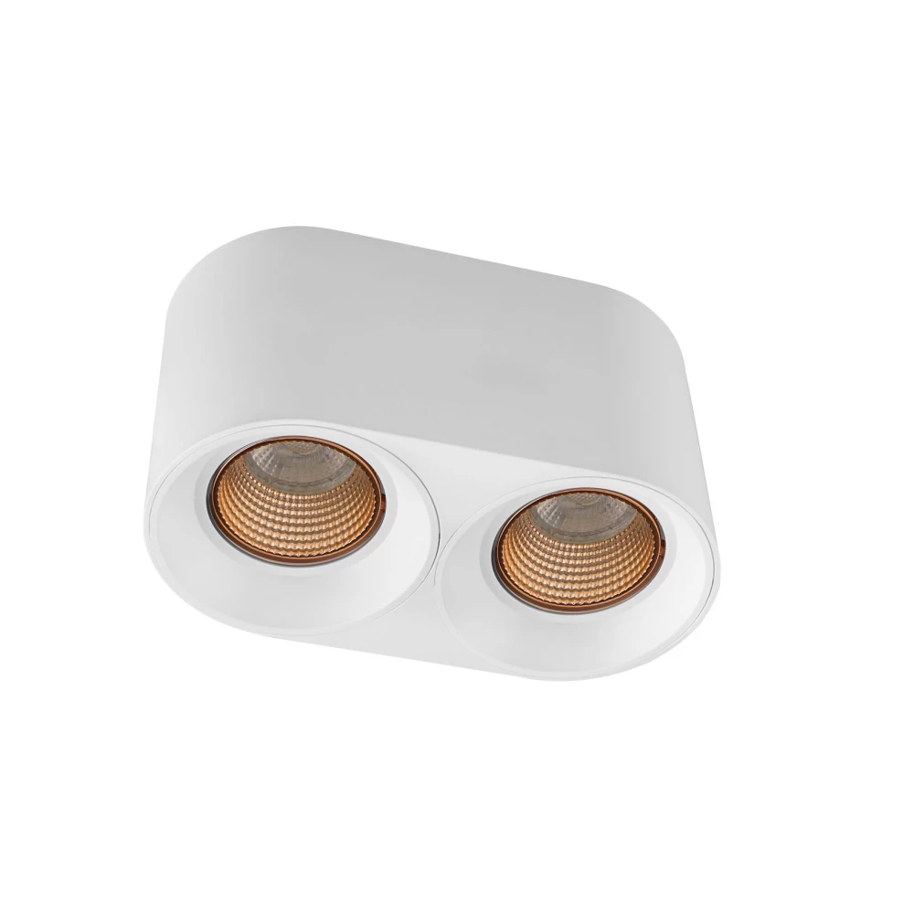 DK3096-WHBR Светильник накладной IP 20 10 Вт GU53 LED белыйбронзовый пластик - Viokon.com