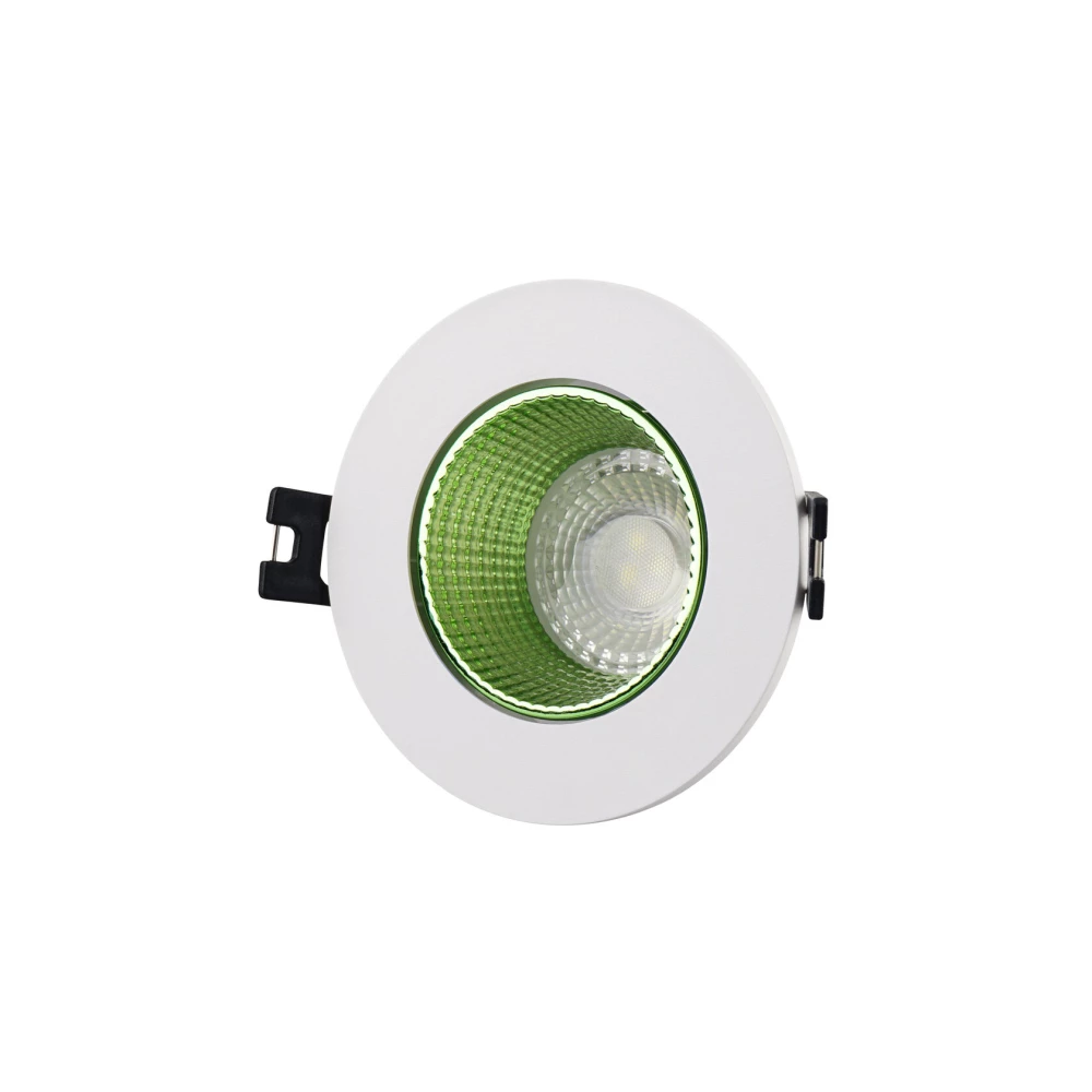 DK3061-WHGR Встраиваемый светильник IP 20 10 Вт GU53 LED белыйзеленый пластик - Viokon.com