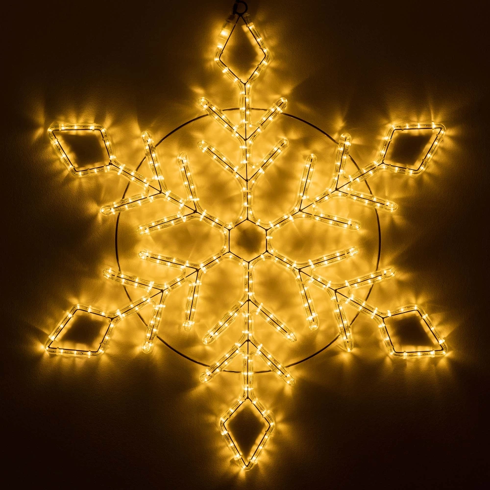 Фигура светодиодная ARD-SNOWFLAKE-M9-900x900-360LED Warm (230V, 22W) (Ardecoled, IP65, 1 год) 034257 - Viokon.com