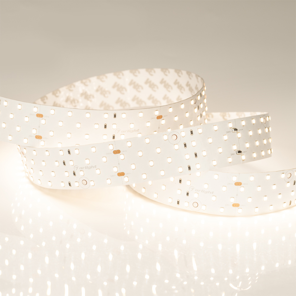 Лента RT 2-2500 24V Warm3000 4x2 (2835, 700 LED, CRI98) (Arlight, 30 Вт/м, IP20) 025160 - Viokon.com