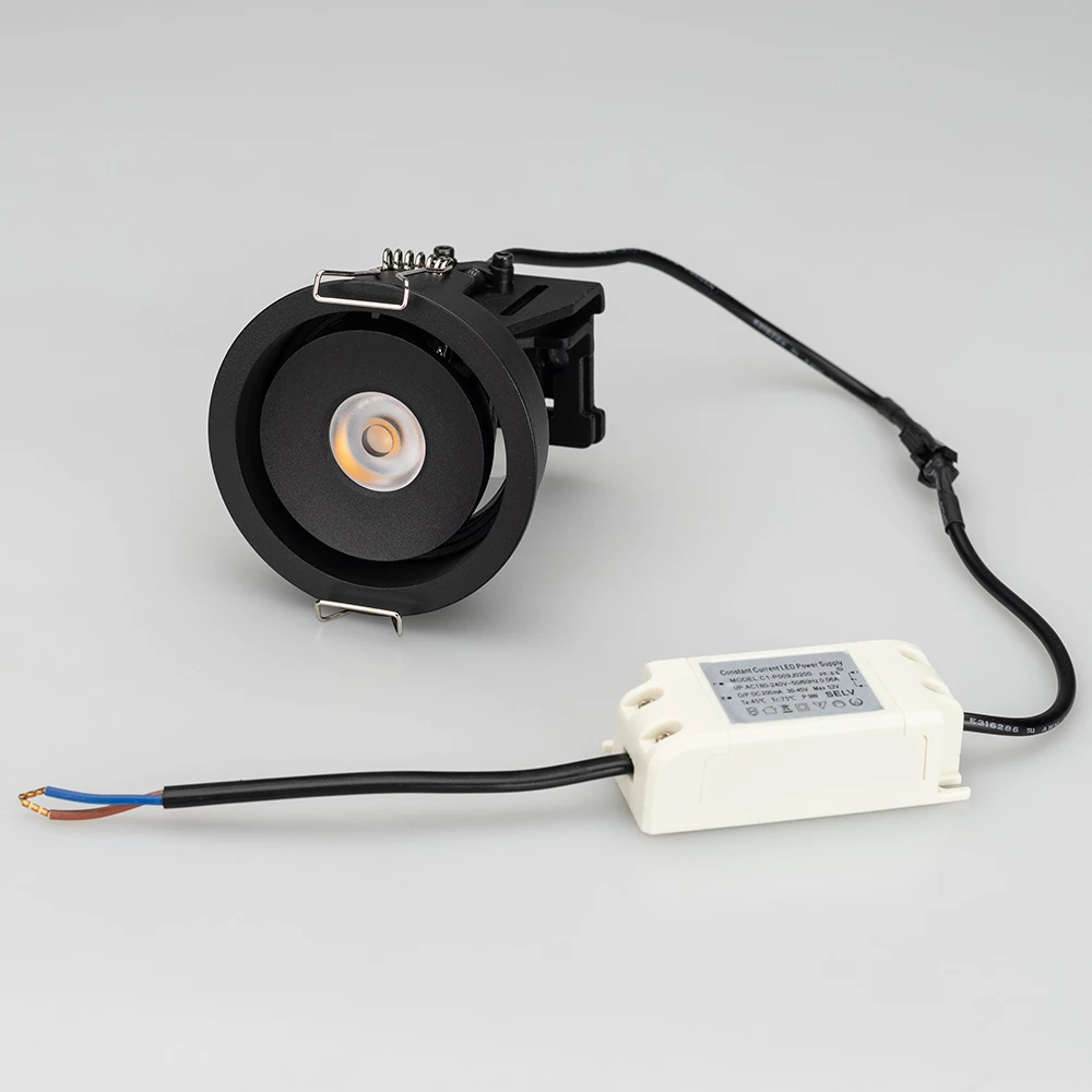 Светильник CL-SIMPLE-R78-9W Warm3000 (BK, 45 deg) (Arlight, IP20 Металл, 3 года) 028147 - Viokon.com