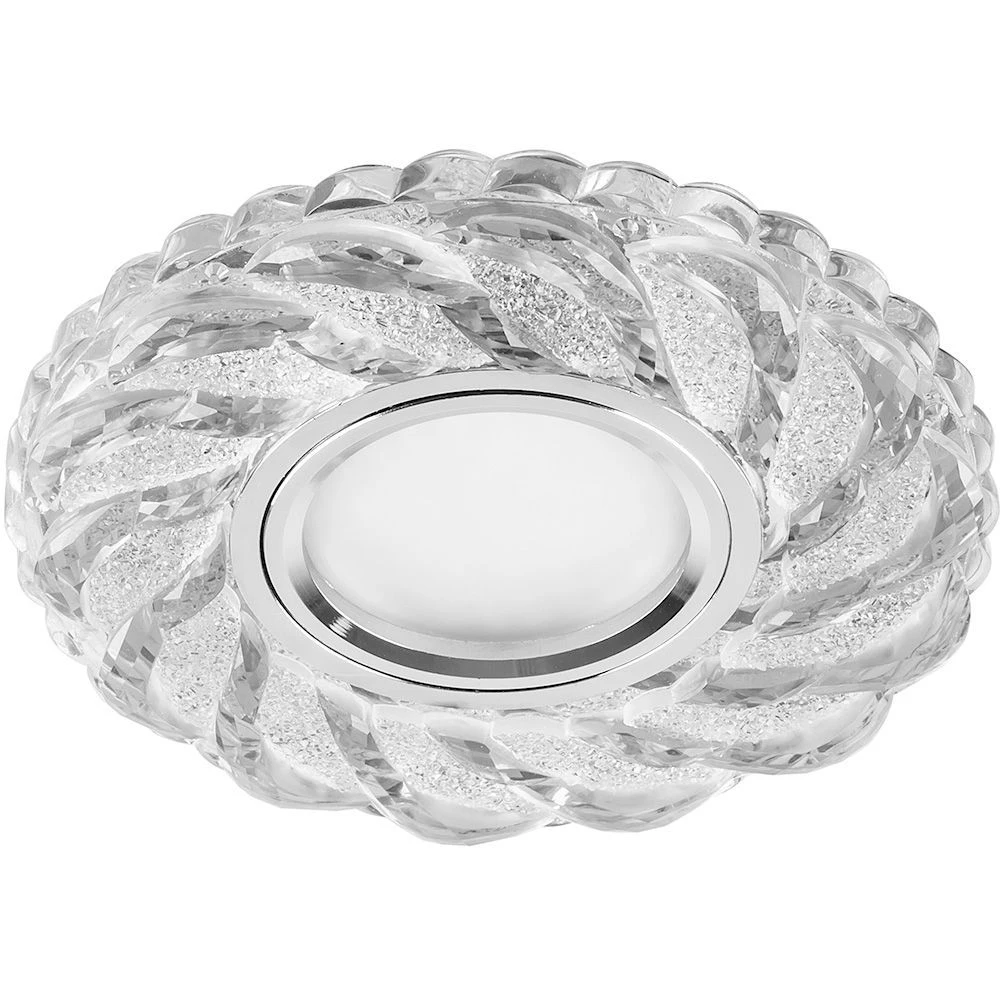 Светильник встраиваемый с белой LED подсветкой Feron CD935 потолочный MR16 G5.3 прозрачный (29468) - Viokon.com