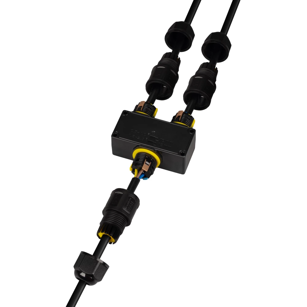 Коннектор NEO-GERM-3pin-Y-WTW (4-8mm) (Arlight, IP68) 053435 - Viokon.com
