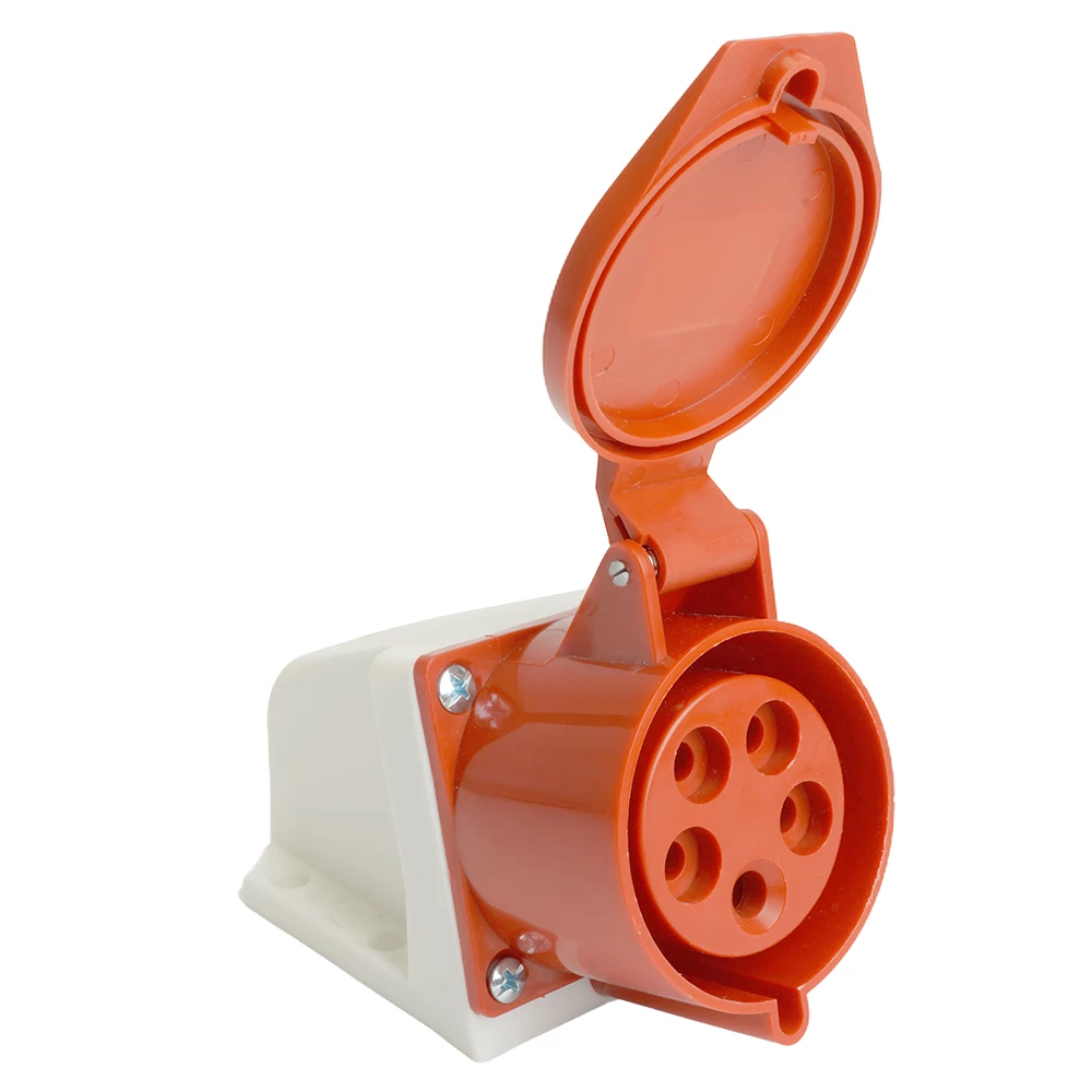 Розетка стационарная ST-125 32А 380В 3P+PE+N IP44, RST32-125-44, Stekker (49437) - Viokon.com