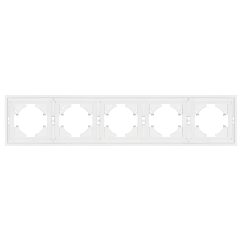 Рамка пластиковая FRM-TENDO-SFPL-5-WH (Arlight, Матовый белый) 054660 - Viokon.com