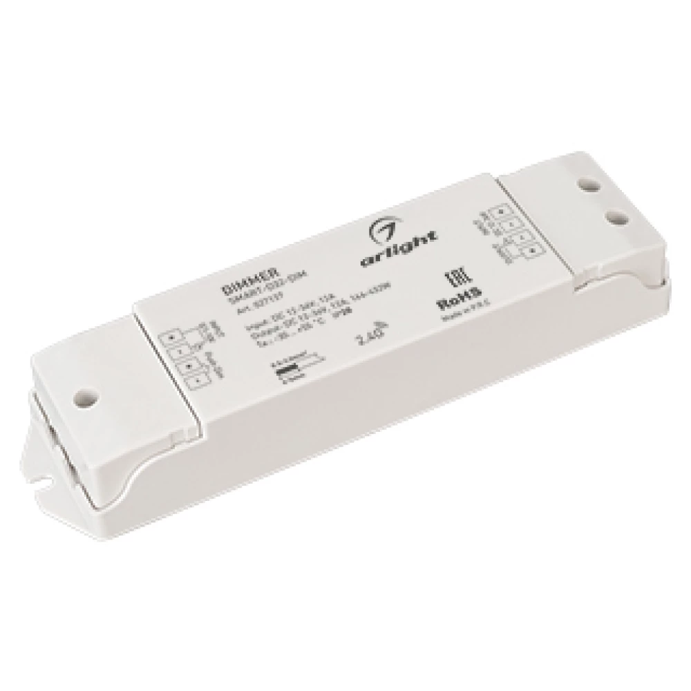 Диммер SMART-D32-DIM (12-36V, 12A, 0/1-10V) (Arlight, IP20 Пластик, 5 лет) 027137 - Viokon.com