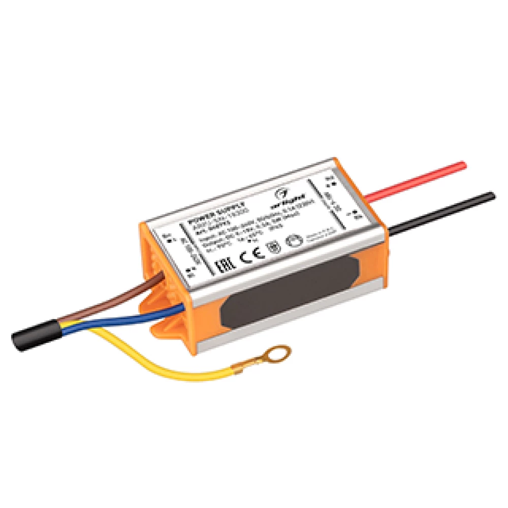 Блок питания ARPJ-SN-18300 (5W, 9-18V, 300mA) (Arlight, IP65 Металл, 3 года) 040792 - Viokon.com